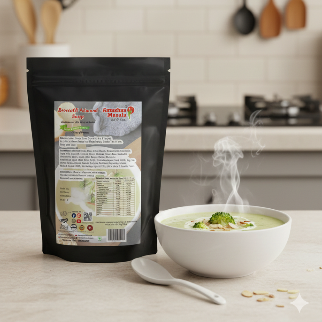 Broccoli almond Soup - 250gm