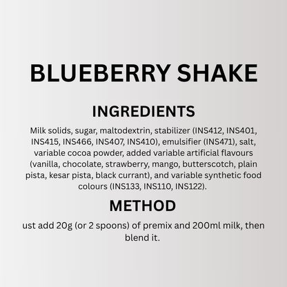 Blueberry Shake