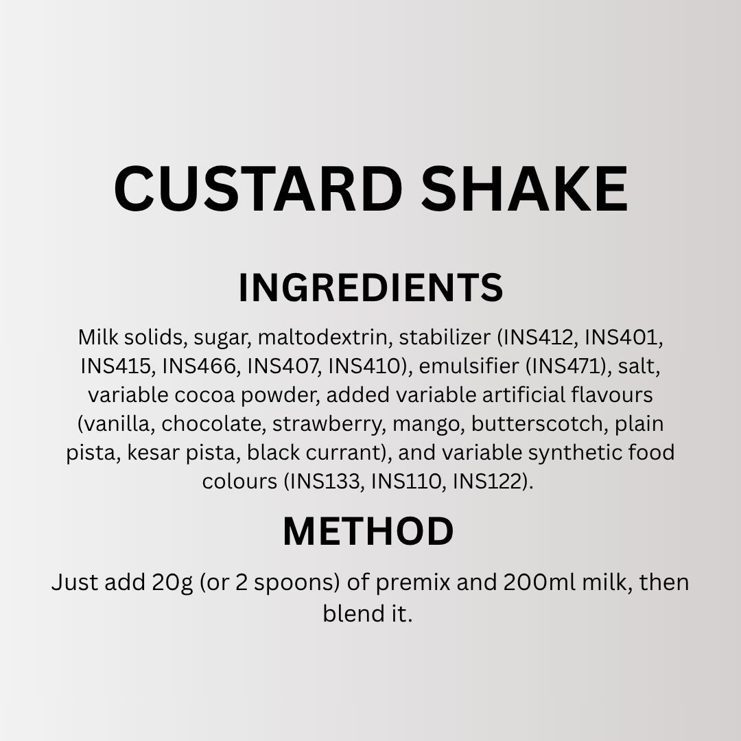 Custard Shake