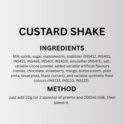 Custard Shake