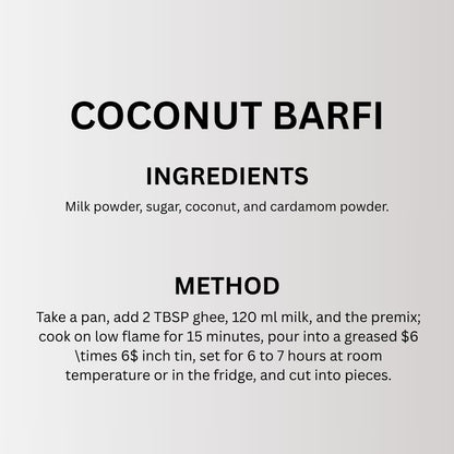 Coconut Barfi