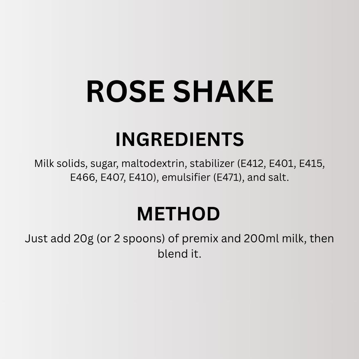 Rose Shake