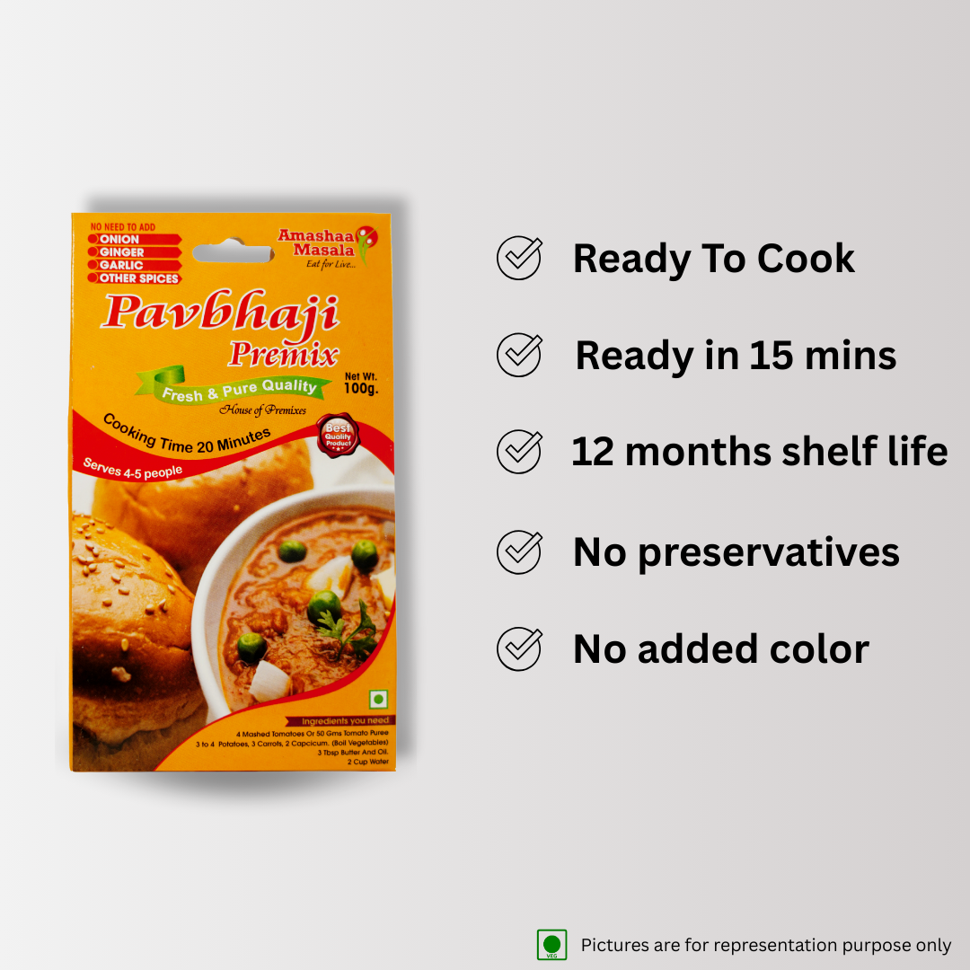Pav Bhaji Premix – 100gm