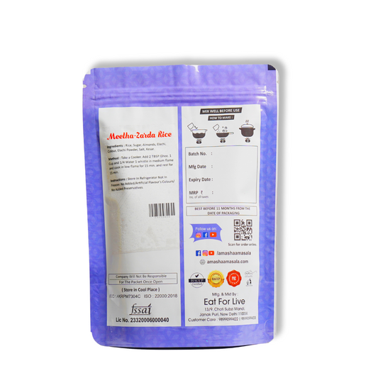 Meethe Chawal / Zarda Premix - 500 gm