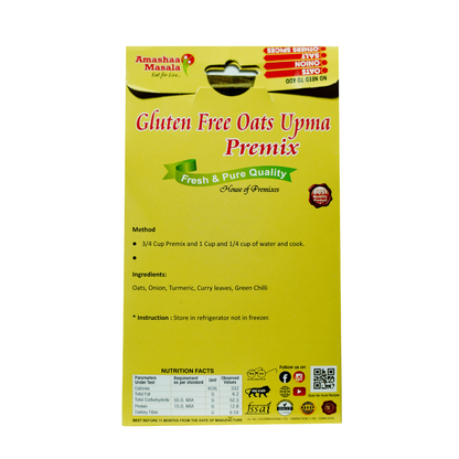 Oats Upma/ Gluten Free Oats Upma - 250gm